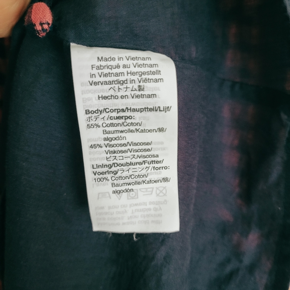 Madewell plaid tiered mini dress - Picture 5 of 5